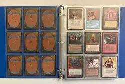 VINTAGE MTG CCG Binder of Magic the Gathering Cards Old 90’s Era TCG Collection - Image 3
