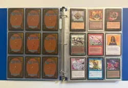 VINTAGE MTG CCG Binder of Magic the Gathering Cards Old 90’s Era TCG Collection - Image 6