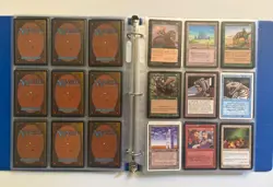 VINTAGE MTG CCG Binder of Magic the Gathering Cards Old 90’s Era TCG Collection - Image 7