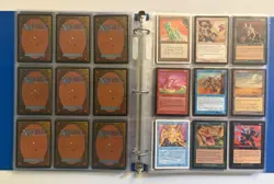 VINTAGE MTG CCG Binder of Magic the Gathering Cards Old 90’s Era TCG Collection - Image 8