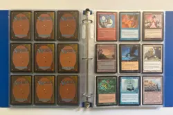 VINTAGE MTG CCG Binder of Magic the Gathering Cards Old 90’s Era TCG Collection - Image 9