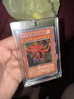 Yu-Gi-Oh Dark Magician LN-53 Ultimate Rare Relief Card Japanese with slifer - Image 7