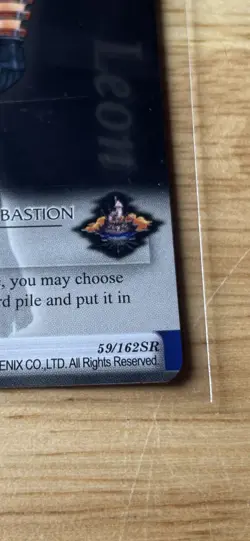 Lvl 4 Leon 59/162 SR Kingdom Hearts Card TCG Break Of Dawn Disney Super Rare! - Image 9