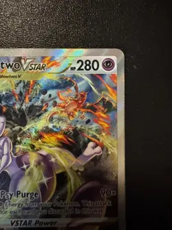 Mewtwo VSTAR GG44/GG70 Crown Zenith: Galarian Gallery Pokemon Card - Beautiful! - Image 3