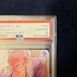 ONE PIECE CARD Mr.2 BON CLAY EB01-061 ALT ART Japanese PSA 10 GEM MINT - Image 3