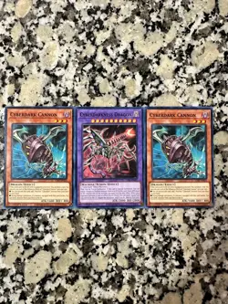 Yu-Gi-Oh! Cyberdark Cannon 2x LDS1-EN034 1x LDS1-EN037 1st Edition NM (3 Cards) - Image 1