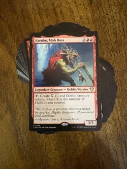 MTG Commander Deck - Krenko, Mob Boss - 100 Cards EDH Goblins - Image 1
