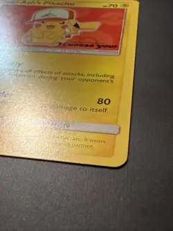 Ash's Pikachu SM109 - Sun & Moon Pokemon The Movie Promo Card - (Mint+) - TCG - Image 3