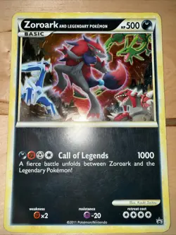 Zoroark and Legendary Pokemon (World of Illusions Promo) Jumbo Cards Holo - Image 3