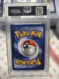 1999 Pokemon Jungle 1st Edition Poke Ball Trainer Card PSA 9 Mint - Image 2