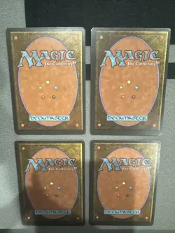Black Knight X4 FBB japanese 4th Edition Mtg Lot Light Play - Image 2