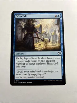 Windfall - Commander: The Lost Caverns of Ixalan MTG Plus Bonus Card!!! - Image 1