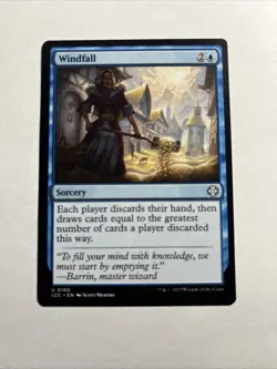 Windfall - Commander: The Lost Caverns of Ixalan MTG Plus Bonus Card!!! - Image 2