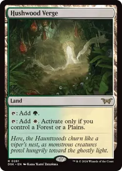MTG Foil - Hushwood Verge - 261 / NM / English - Image 1