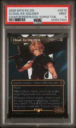 Cloud, Ex-SOLDIER (Borderless) (Surge Foil) Commander: Final Fantasy Foil - Image 2