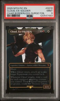 Cloud, Ex-SOLDIER (Borderless) (Surge Foil) Commander: Final Fantasy Foil - Image 6