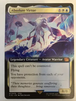 MTG Absolute Virtue (Extended Art) Final Fantasy #0476 Regular - Image 1