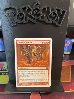 MTG Furnace Of Rath Rare Enchantment 9th Edition Moderately Played - Image 1