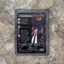 Summon: Bahamut Borderless Magic Final Fantasy MTG NM (Non-Foil) - Image 1