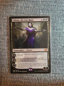 2016 Magic The Gathering (MTG) Eldritch Moon 093/205 Liliana, the Last Hope NM - Image 1