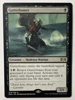 MTG - Gutterbones - Ravnica Allegiance   - Rare - Image 1