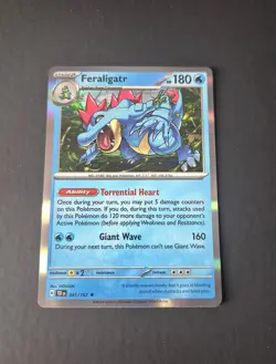 Feraligatr 041/162 Temporal Forces Holo Rare Pokemon TCG Card NM Condition - Image 1