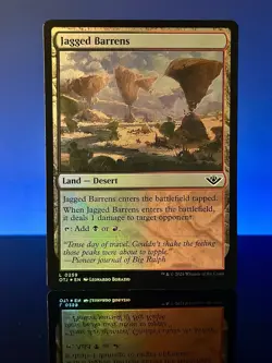 Jagged Barrens #0259 OTJ L (FOIL) - Outlaw  Of Thunder Junction Magic MTG - Image 1