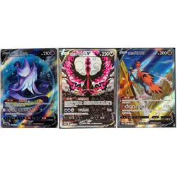 Pokemon TCG S-Chinese Galarian Moltres & Articuno & Zapdos V SR Alt Art Holo NM - Image 3