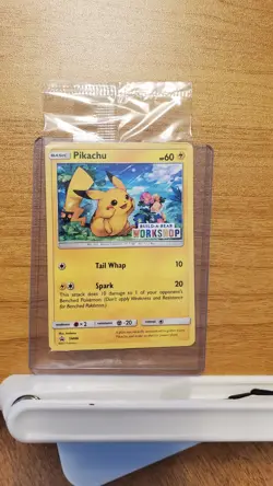 Build a Bear Workshop Pokemon Card Pikachu Promo Sm86 Sealed - Image 1