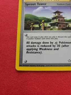 Pokemon: Sprout Tower #97/111 Neo Genesis WOTC 2000 Vintage - NM / LP - T134 - Image 18