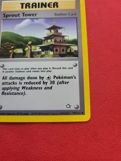 Pokemon: Sprout Tower #97/111 Neo Genesis WOTC 2000 Vintage - NM / LP - T134 - Image 6