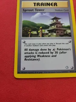 Pokemon: Sprout Tower #97/111 Neo Genesis WOTC 2000 Vintage - NM / LP - T134 - Image 7