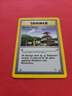 Pokemon: Sprout Tower #97/111 Neo Genesis WOTC 2000 Vintage - NM / LP - T134 - Image 8