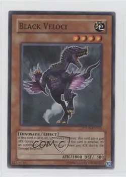 Black Veloci Unlimited YuGiOh Phantom Darkness #PTDN-EN033 2008 0kb5 - Image 1