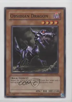 Obsidian Dragon Unlimited YuGiOh Phantom Darkness #PTDN-EN023 2008 0kb5 - Image 1