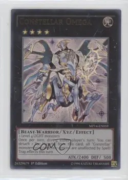 Constellar Omega 1st Ed. YuGiOh Mega-Tins Mega Pack #MP14-EN059 0b3 - Image 1