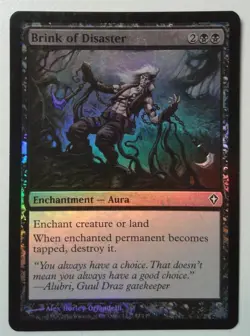 Brink of Disaster *FOIL Common* Magic MtG x1 Worldwake MP - Image 3
