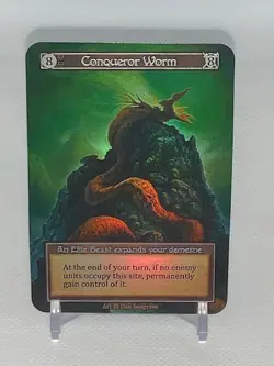 Sorcery Contested Realm: Alpha Conqueror Worm Foil - Image 2