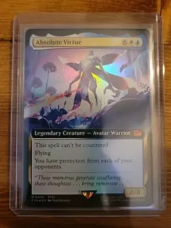 MTG Absolute Virtue (Extended Art) Final Fantasy #0476 FOIL NM - Image 3