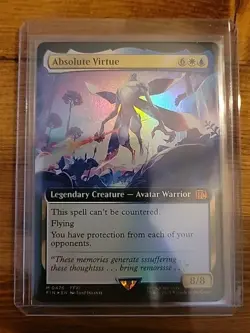 MTG Absolute Virtue (Extended Art) Final Fantasy #0476 FOIL NM - Image 6