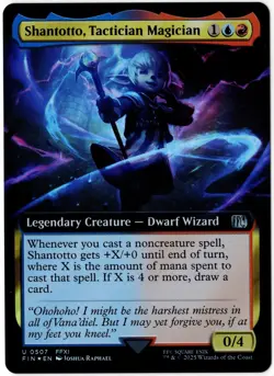 MTG Shantotto, Tactician Magician (Extended Art) Final Fantasy Foil 0507 - Image 1