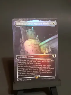 Rammas Echor, Ancient Shield (Borderless) Commander: the Lord of the Rings FOIL - Image 13