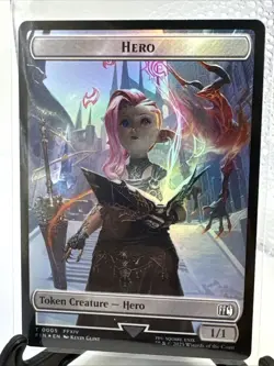 Hero / Treasure Token (0005) – Double-Sided Foil | Final Fantasy MTG | Token - Image 1