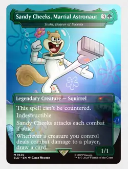 Sandy Cheeks, Martial Astronaut - Toski, Bearer of Secrets (Rainbow Foil) Secret Lair Drop Foil - Image 2