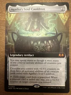 Agatha's Soul Cauldron (Extended Art) Wilds of Eldraine Regular - Image 1