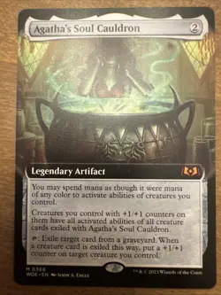 Agatha's Soul Cauldron (Extended Art) Wilds of Eldraine Regular - Image 3