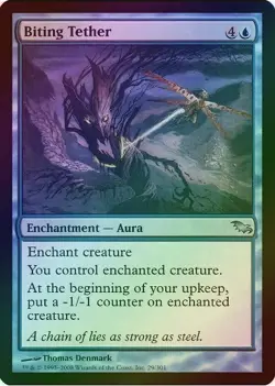 1 x Biting Tether - Foil - Shadowmoor - LP - Magic The Gathering - Image 1