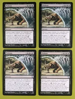 Phthisis x4 Time Spiral 4x Playset Magic the Gathering MTG - Image 1