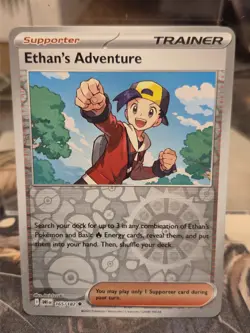 Pokemon TCG Ethan’s Adventure NM Reverse Holo 165/182 Destined Rivals Card SV - Image 1