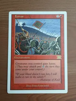MTG Fervor Sixth Edition 174/350 Magic The Gathering LP - Image 3